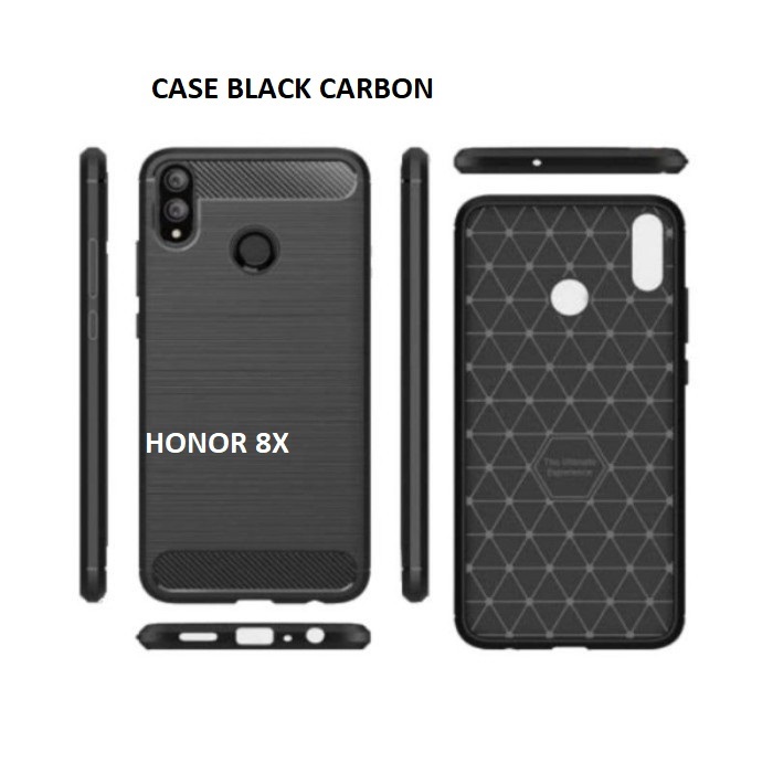 HUAWEI HONOR 8X HONOR 7A P30 P30 LITE P30 PRO P20 PRO CASE SOFTCASE BLACK CARBON SLIMCASE IPAKY CARB