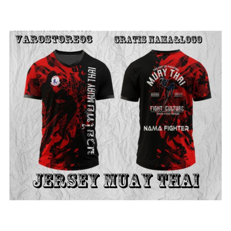 JERSEY MUAY THAI TERBARU GRATIS NAMA& LOGO