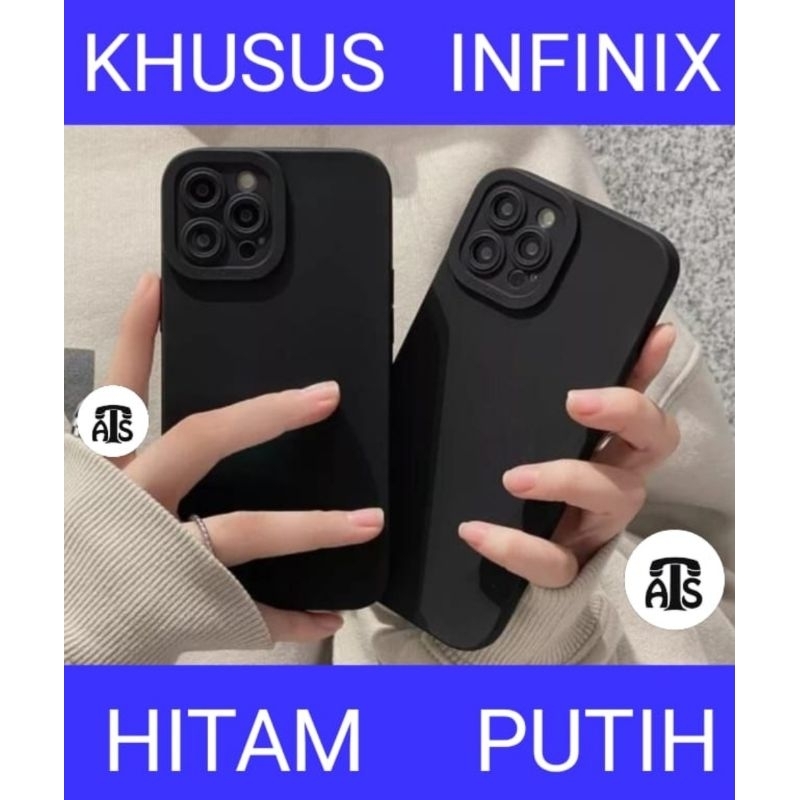 Silikon Hitam Silikon Putih | H=Hitam | P=Putih | Tipe Handphone Infinix Hot 8 9 Play 10S 10 Play 11
