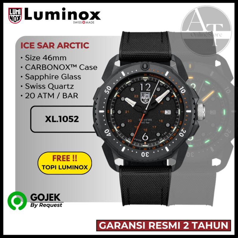 Jam Tangan Pria Luminox 1052 ICE SAR Arctic ORIGINAL Resmi