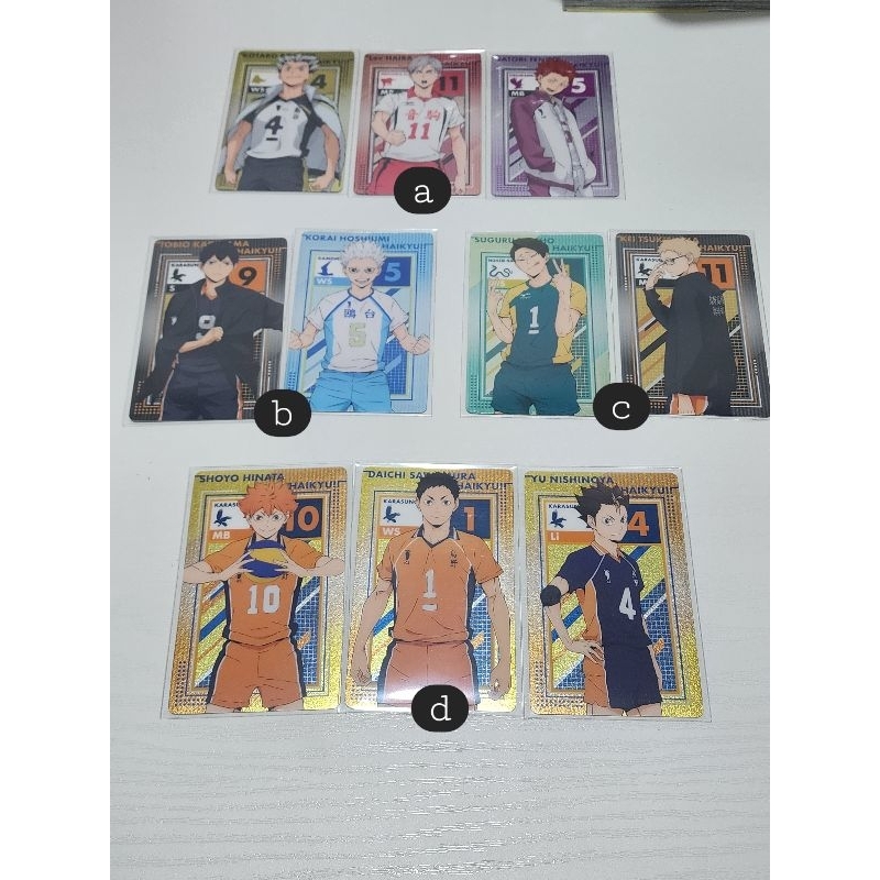 [OFFICIAL HAIKYUU] HAIKYU TO THE TOP METALIC & ACRYLIC PHOTOCARD