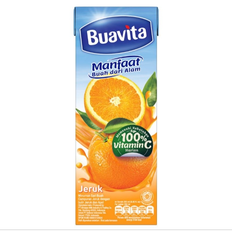 

Buavita Jus Jeruk 245 ml