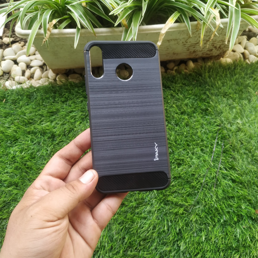 Kesing Asus Zenfone 5 5z X00QD ZE620KL ZF620KL X00QDA Z01RD Softcase Black Carbon Fiber Lentur Tebal