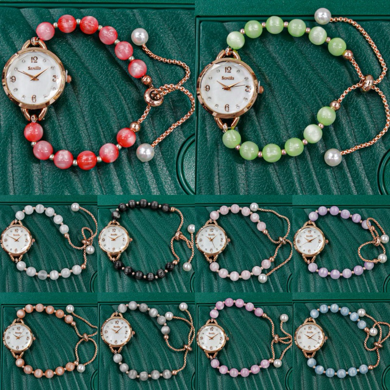 jam tangan gelang wanita/ aksesori gelang wanita/ gelang jam serut perempuan/ bracelet/ gelang ranta
