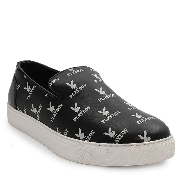 PLAYBOY ORIGINAL SEPATU PRIA SLIP ON KULIT ASLI WITH BOX. NEW