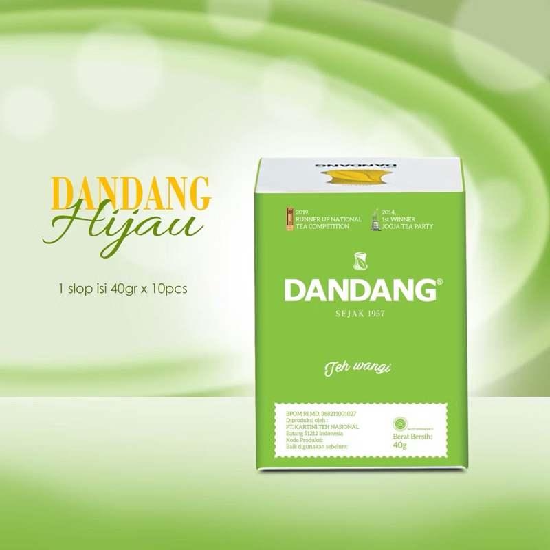 

Teh Dandang Hijau 40 Gram 1 Slop 10 Pcs