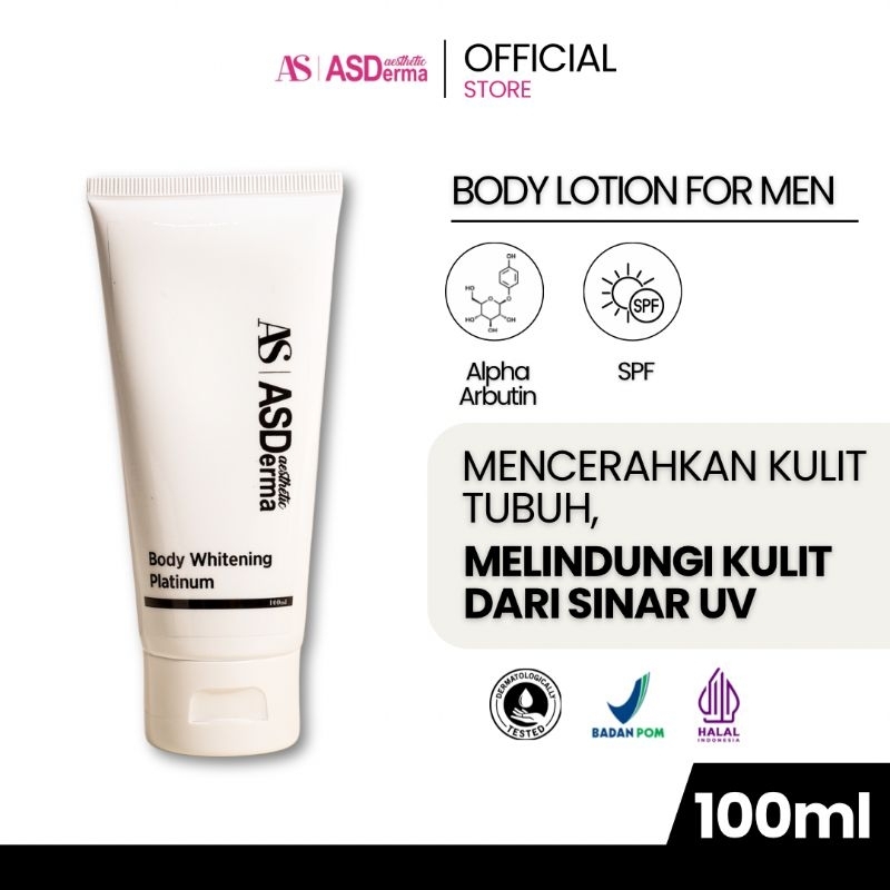 Asderma  Aesthetic Body Whitening Platinum For Men