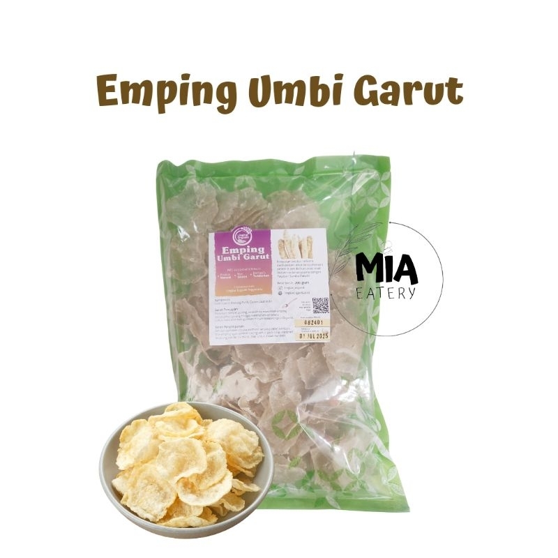 

Emping Umbi Garut Lingkar Organik Emping bebas asam urat bebas gluten tanpa msg kerupuk anak