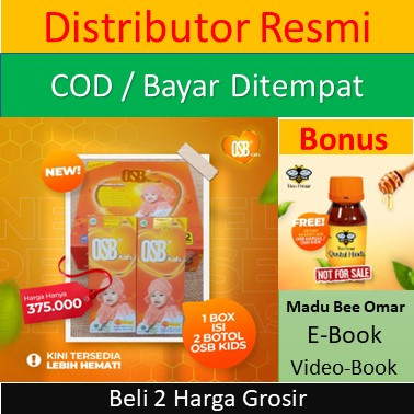OSB Kids  / OSB Syrup Original / OSB Syrup 100% Asli