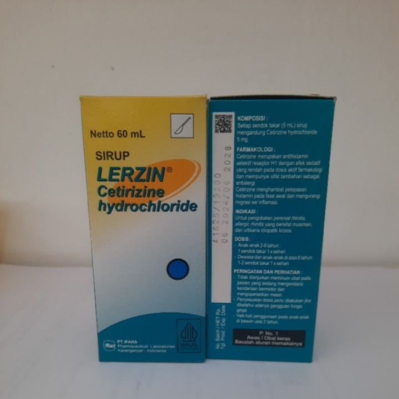 Lerzin Sirup ( Cetirizine Hydrochloride)