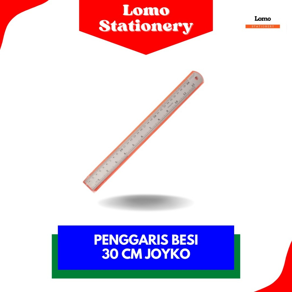 

Joyko Stainless Steel Ruler Penggaris Besi