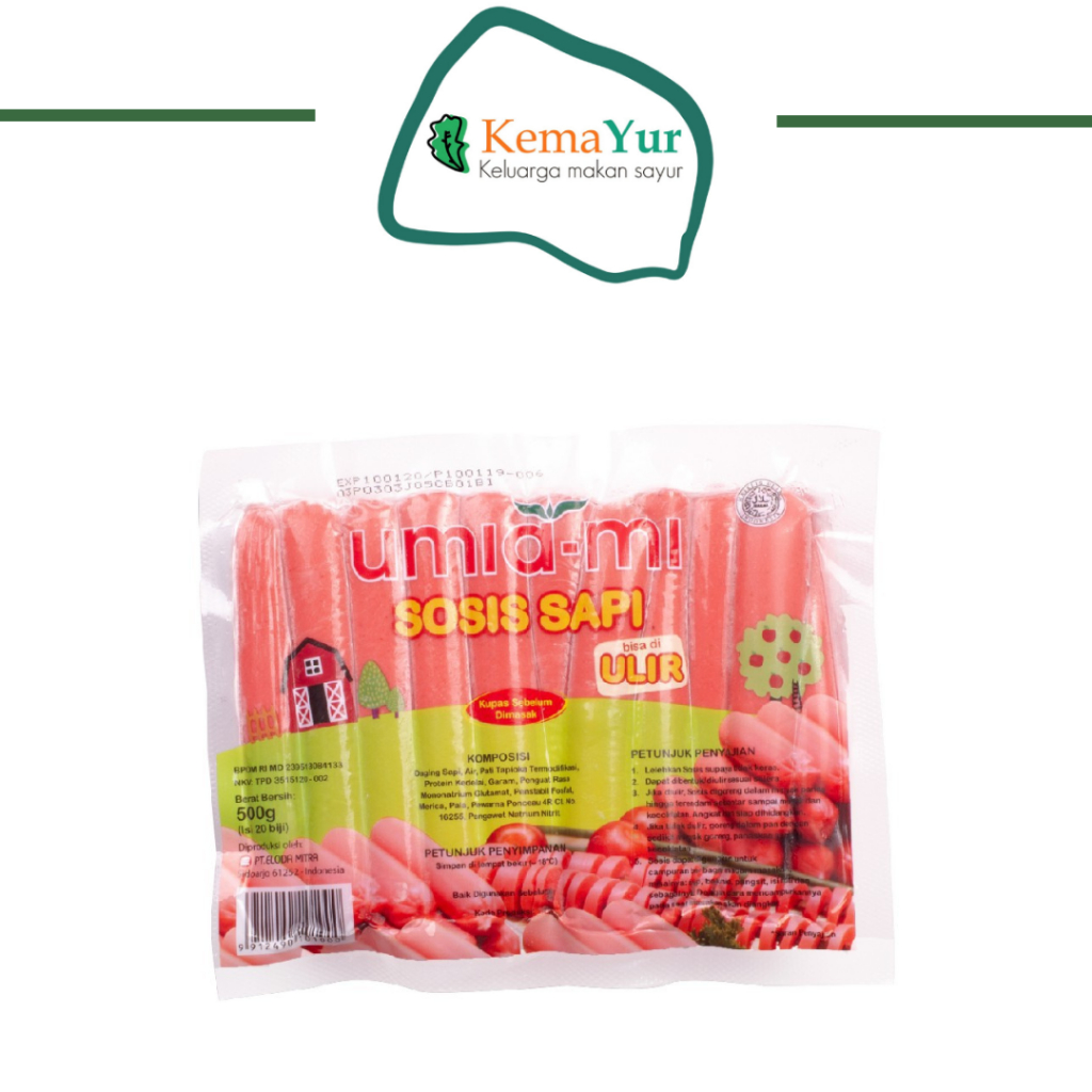 

FROOZEN SOSIS ULIR KEMASAN 750gr