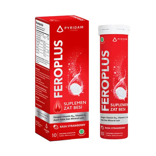 FEROPLUS 10 TABLET EFFERVESCENT SUPLEMEN ZAT BESI