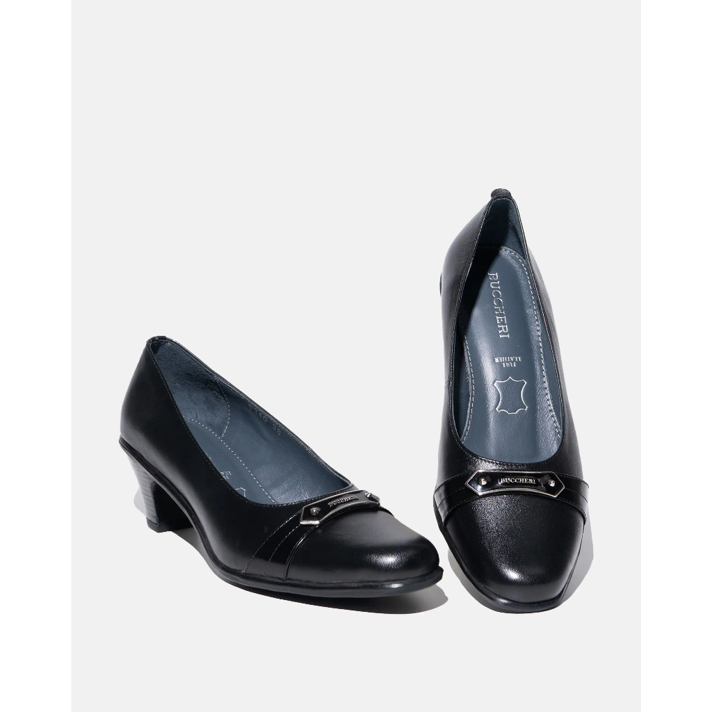 BUCCHERI Sepatu Kulit Wanita Heels Imelda - 5340