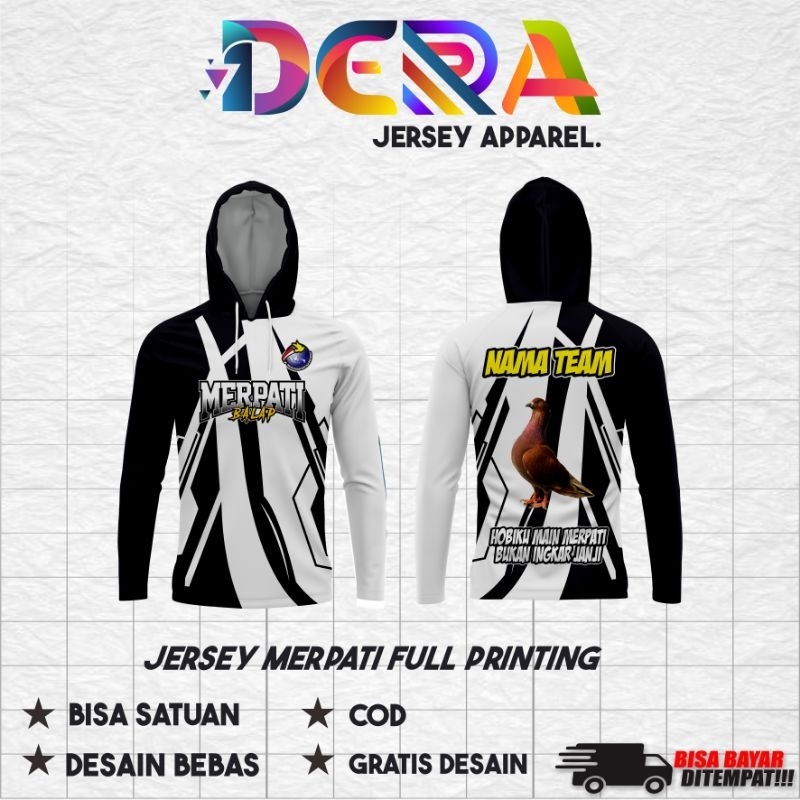 Jersey Merpati Jersey Dara Costum Desain