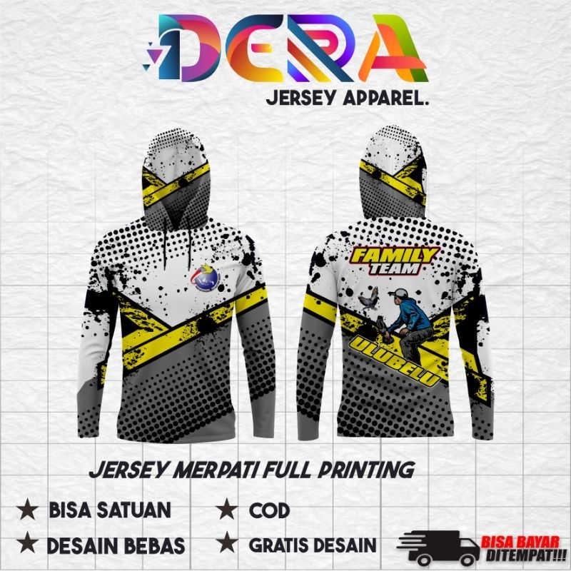 Jersey Merpati Jersey Dara Costum Desain