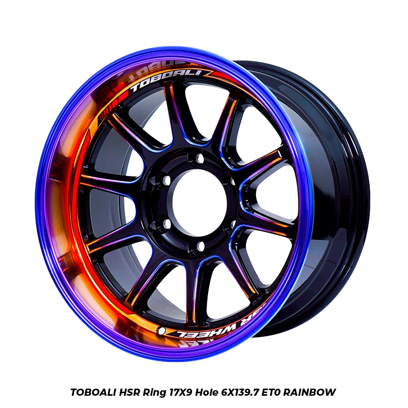 Velg mobil triton ring 17 HSR TOBOALI baut 6 tersedia 6 varian warna