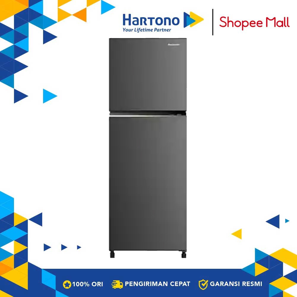 Panasonic Kulkas Kecil 2 Pintu Small 2 Door Refrigerator NRBB272QP