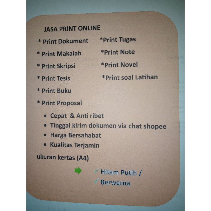 

Jasa print online termurah terpercaya