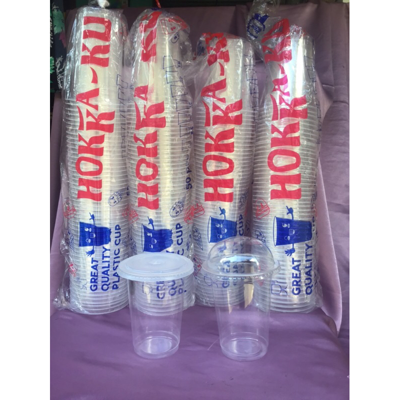 PROMO GROSIR- Termurah di shopee GELAS PLASTIK HOKAKU MURAH - CUP PLASTIK HOKAKU ISI 50 PCS CUP HOKA