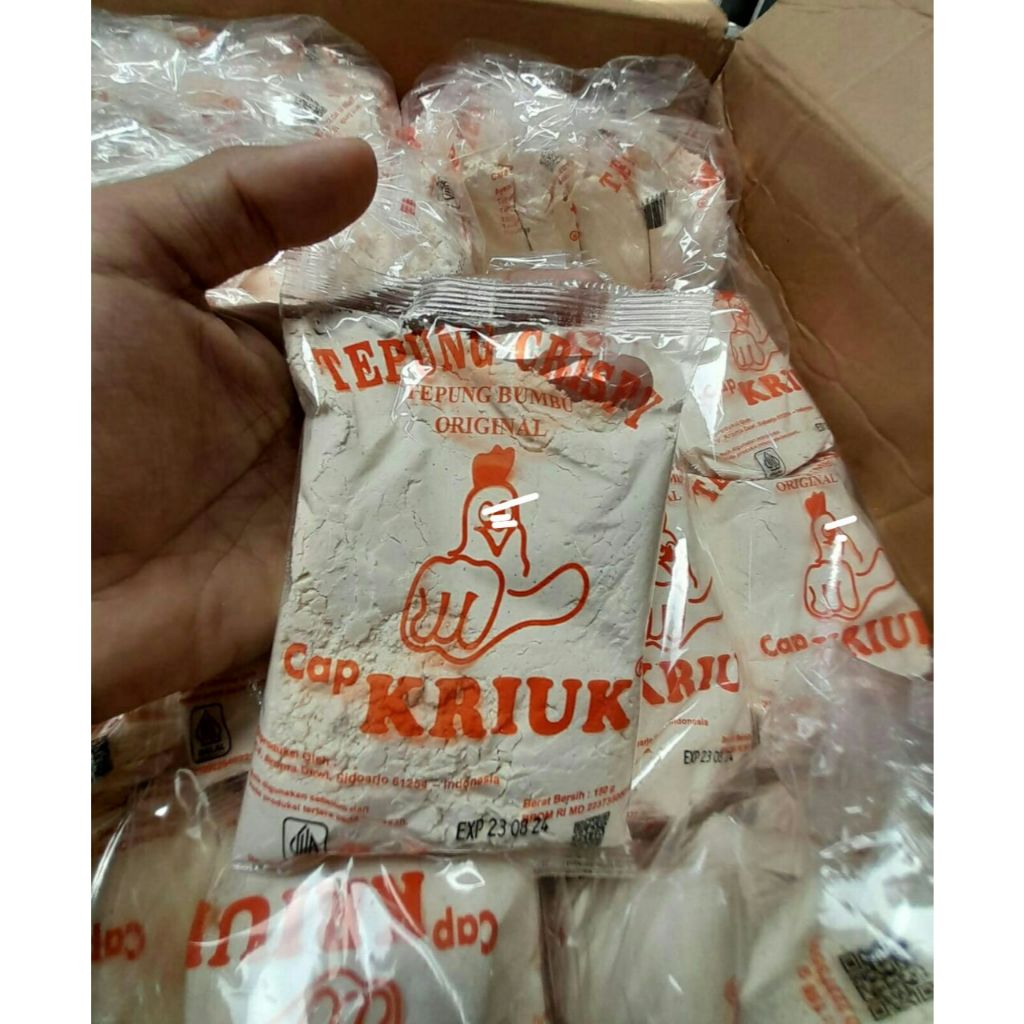 

Tepung Crispy Cap Kriuk Original Pcs 150 gr Tepung Bumbu Serba Guna