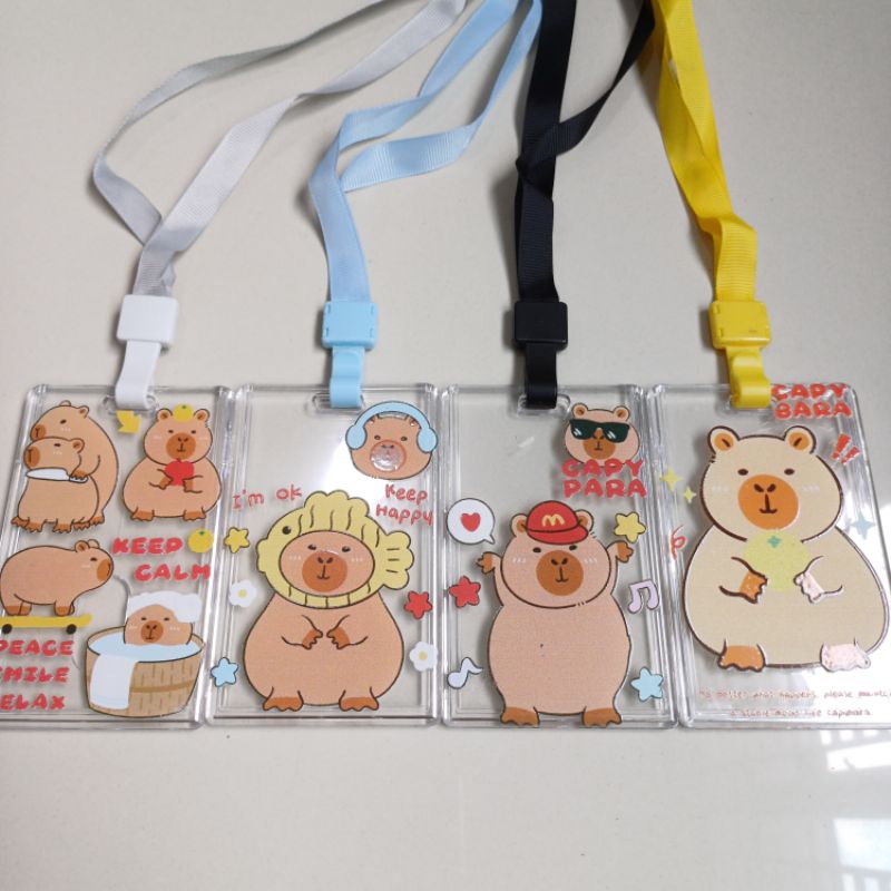 

id tag lanyard acrylic CAPYBARA