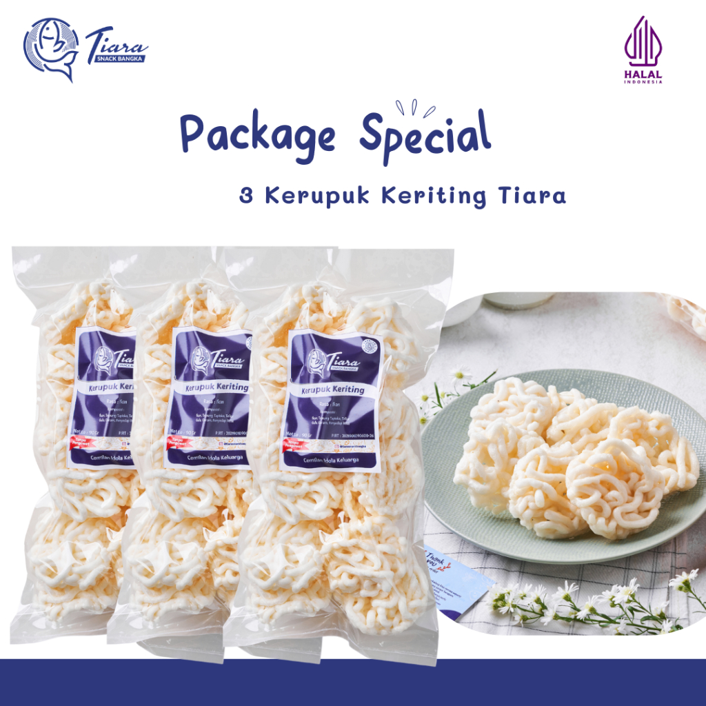 

Kerupuk Keriting Bangka - Package Tiara Special Krupuk