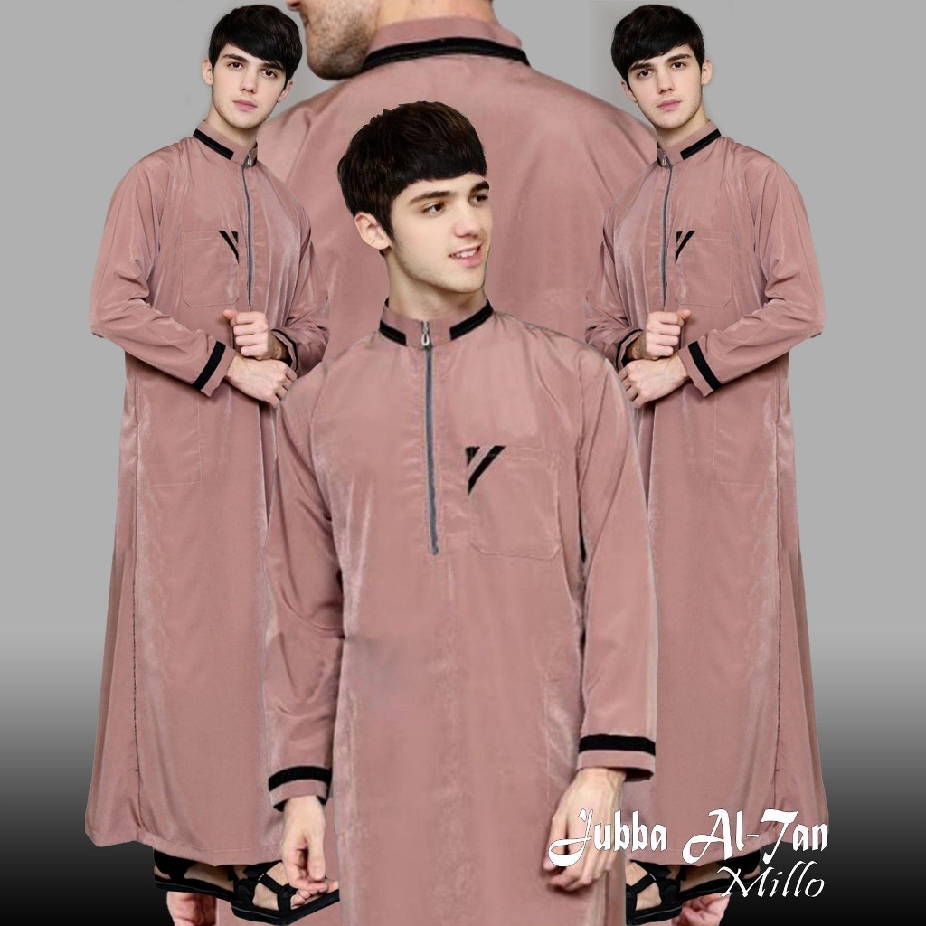 Willy Jubah Pria Moslem - Jubah Pria Altan Motif List - Jubah Pria Terbaru - Jubah Pria Termurah