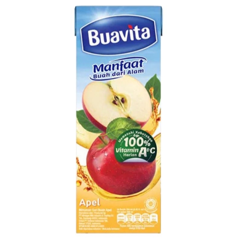 

Buavita Jus Buah Asli Apel 250 ml