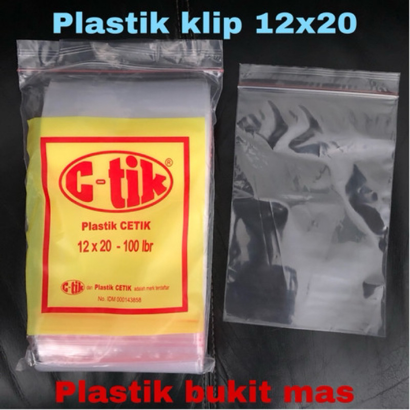 Plastik Klip C-tik 12x20