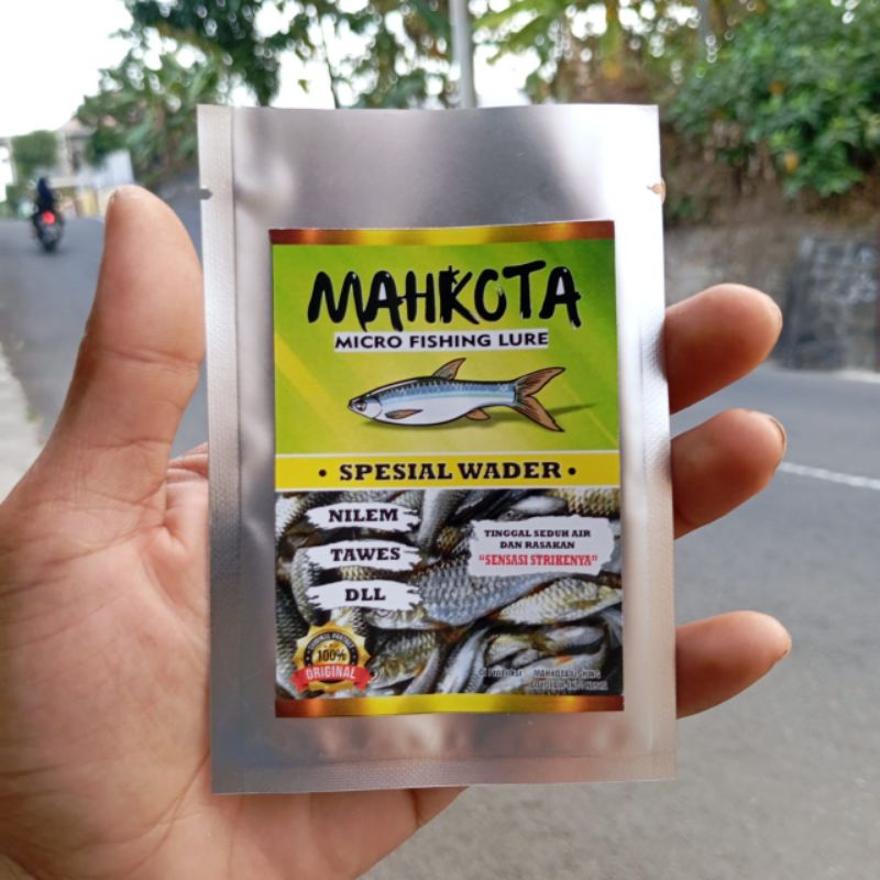 Umpan Mahkota Spesial Umpan Wader Nilem Tawes Micro fishing lure Segala ikan air tawar Pancing