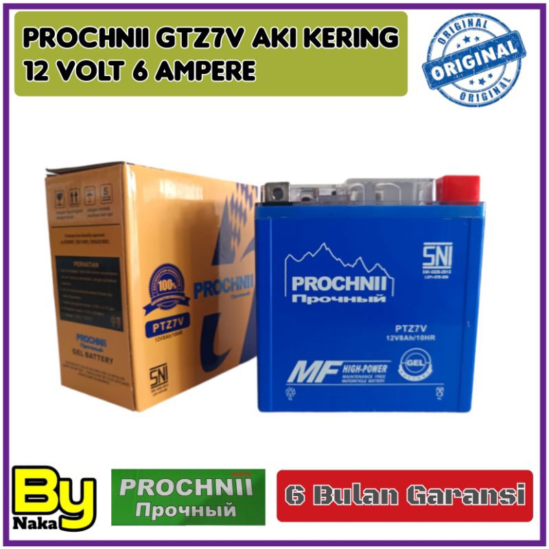 Aki Motor Yamaha N MAX lama/Aerox lama/LEXI Prochnii PTZ7V Aki Kering