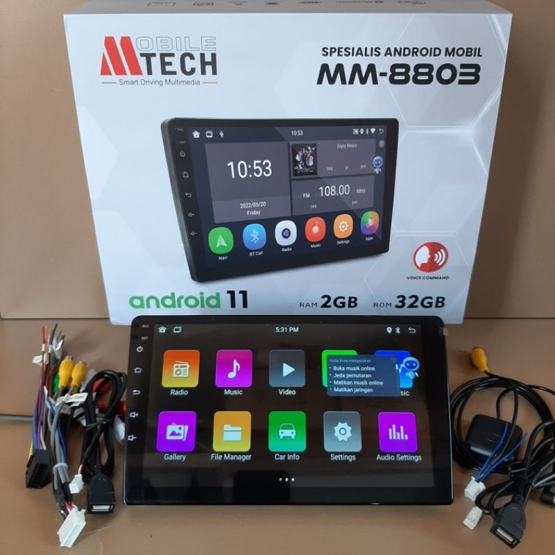 ANDROID 9" MTECH RAM 2/32 GB Android auto carplay
