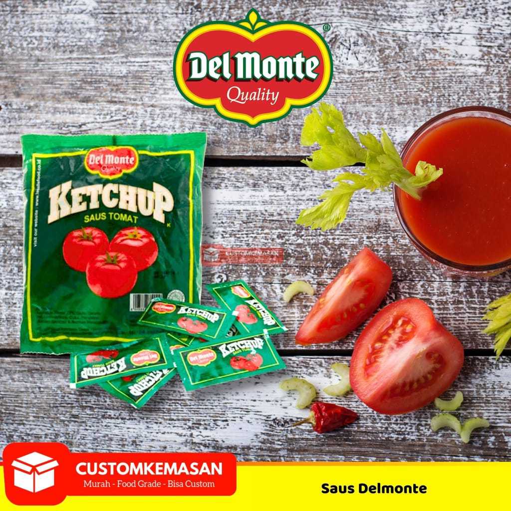 

(24 Sachet) Delmonte Saus Tomat Ketchup Sachet isi 24 Sachet