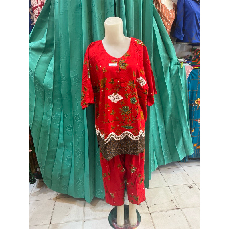 batik unggul jaya setelan clna panjang