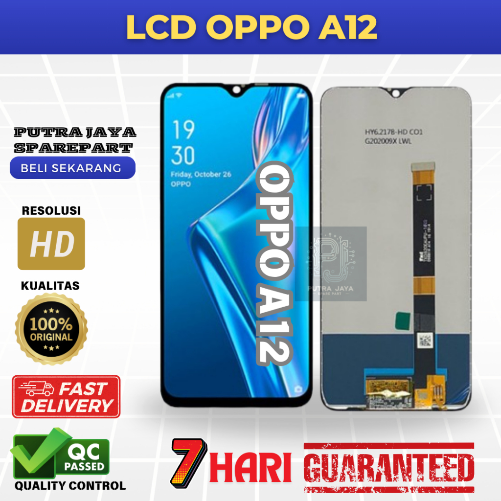 LCD OPPO A12 CPH2083 / LCD TOUCHSCREEN OPPO A12 CPH2083 ORIGINAL