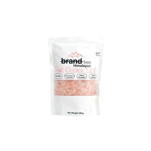 

Garam Himalayan Kasar Brandfree Pink Coarse Himalayan Salt 500gr - HALAL Non GMO Tanpa Pewarna Perisa Pengawet