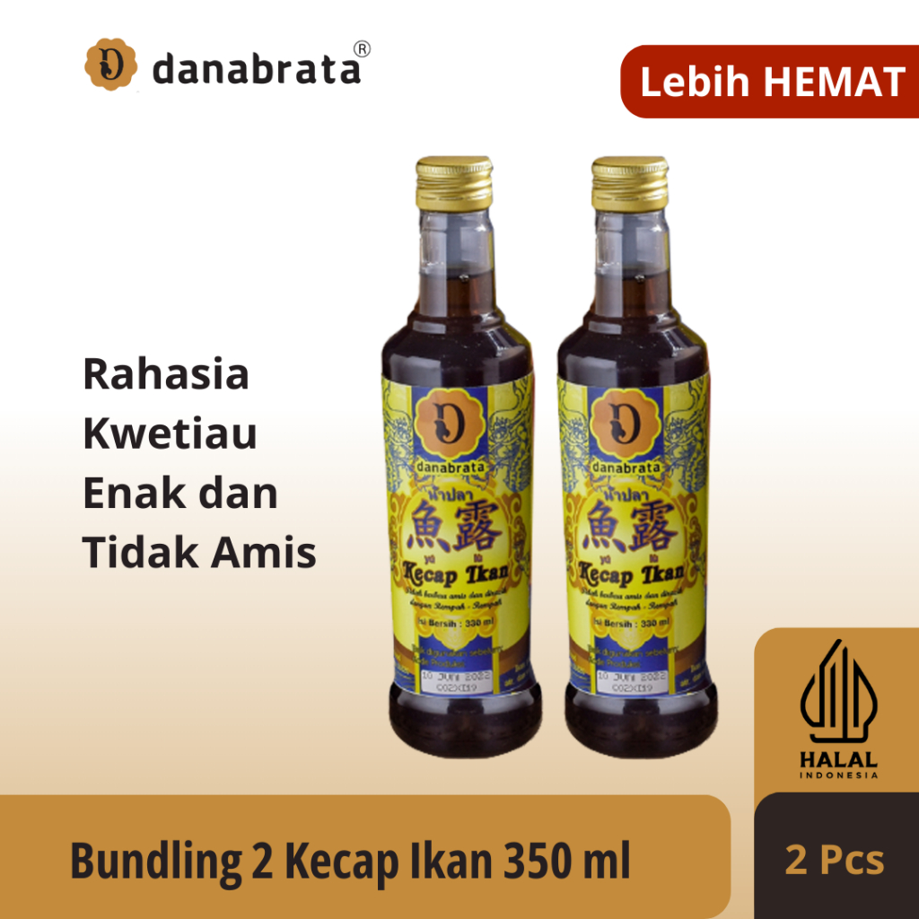 

[Bundling 2] Danabrata Kecap Ikan 350 ml Bumbu Masak / Fish Sauce