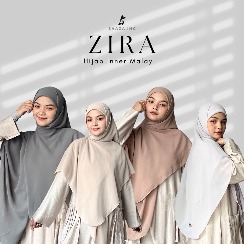 Zira Inner Square Oval Ceruti 140 x 140 | Hijab Ceruti | Hijab Inner Oval | Hijab malay oval
