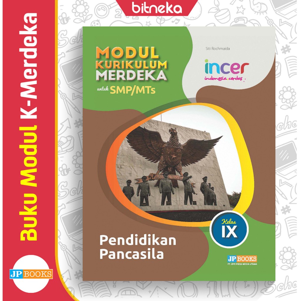 Buku Modul Soal Pendidikan Pancasila dan Kewarganegaraan PPKn SMP/MTs Kelas 9 Incer Kurikulum Merdek