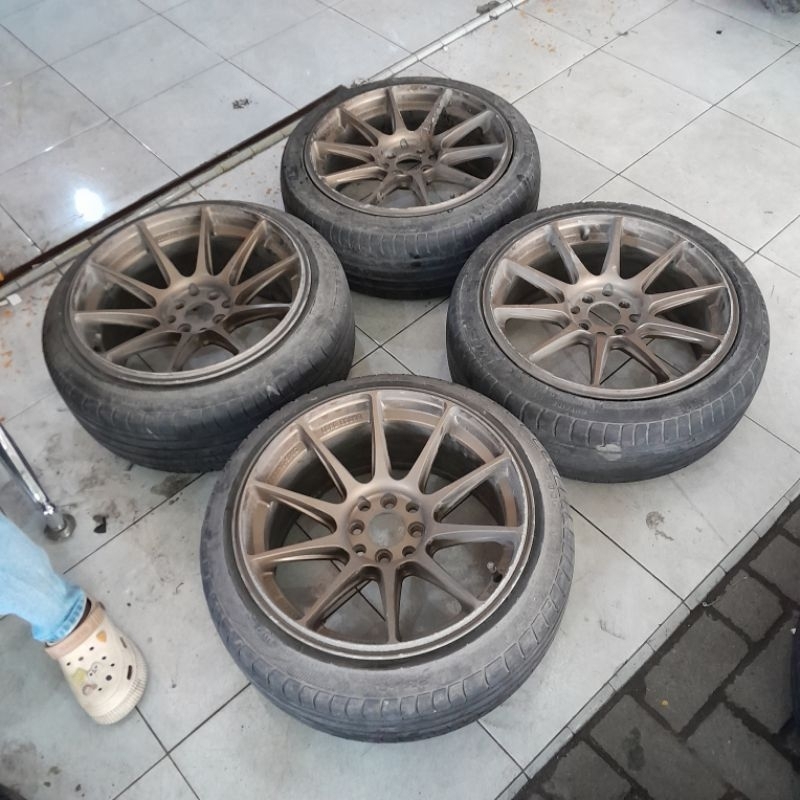 Velg Mobil Hsr Shinjuku Ring 17 Bonus Ban R17