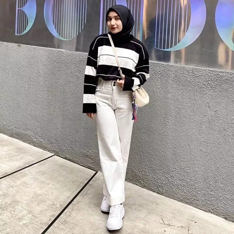 Rajut Wanita termurah/sweater rajut Korean style/Baju rajut kekinian promo gratis ongkir