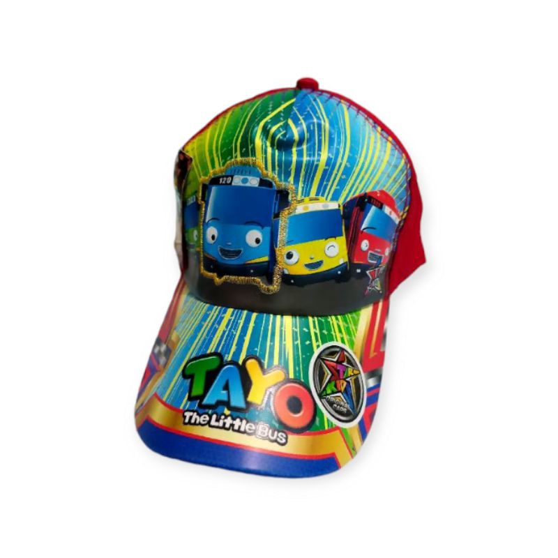 Topi Baseball Anak TAYO Topi Anak Gambar Mobil TAYO Keren