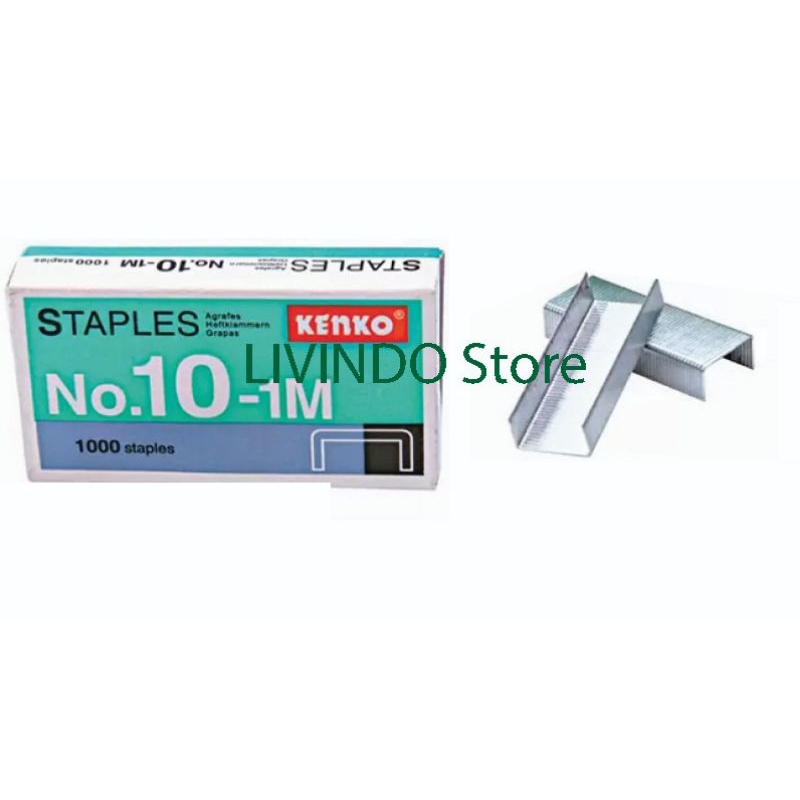 

ISI STAPLES KENKO NO. 10 / 1 DUS 20 KOTAK