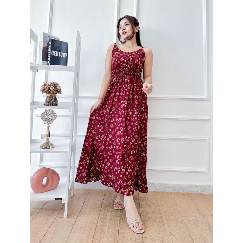 Daster Arumi dress rayon putri Bali kekinian singlet