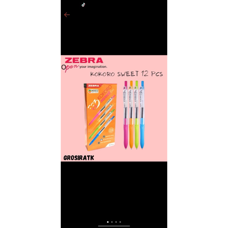 

Pena Kokoro / Sarasa warna - hitam // Hi-Tech Pilot