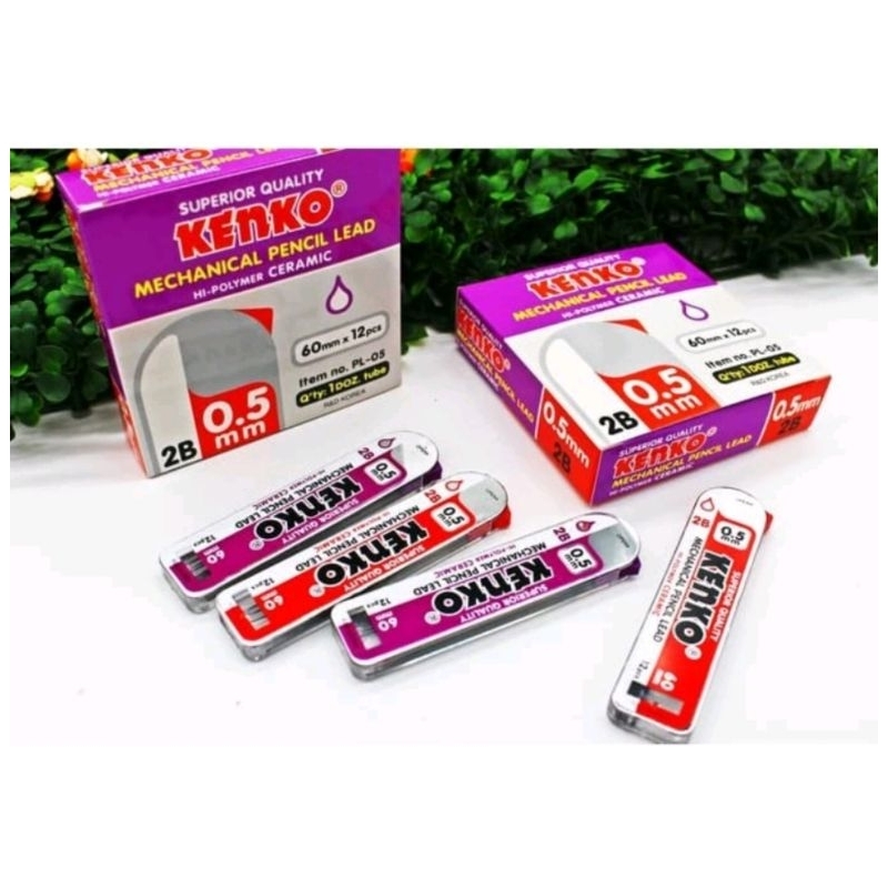 

Pencil Lead / Isi Pensil Mekanik Kenko PL-05 /2B / 0,5 mm