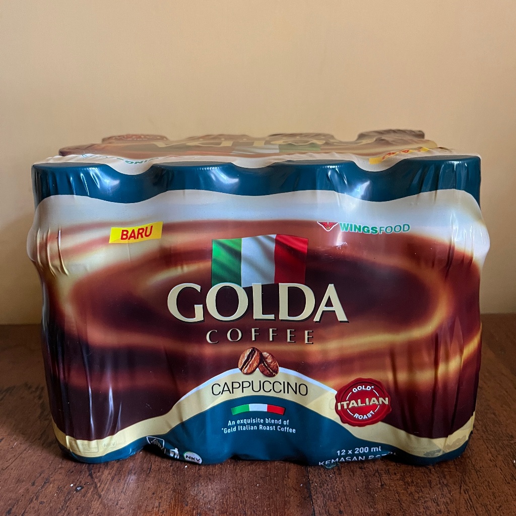 

Golda Coffee Cappuccino 200ml 1 pack isi 12 pcs KHUSUS INSTANT