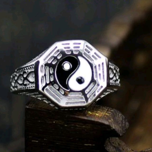 Fengshui Ring / Cincin Simbol Yin Yang Keberuntungan (all size)