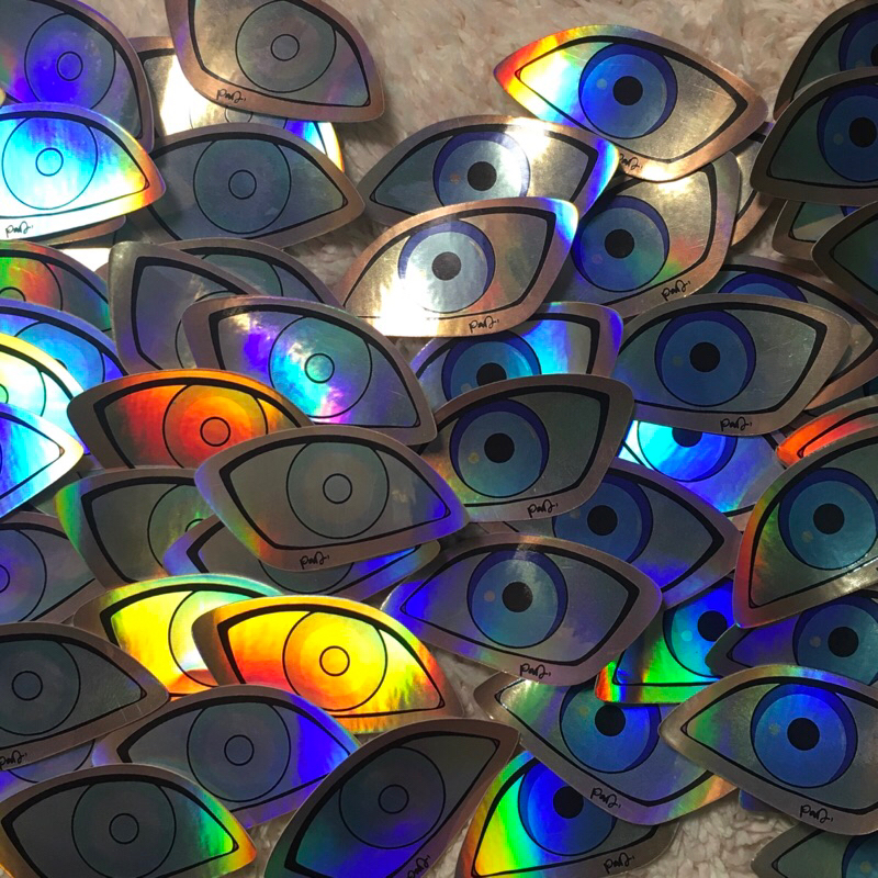 

Stiker Anime aesthetic mata Boruto bahan hologram